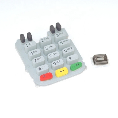 صفحه کلید دستگاه POS لاستیک سیلیکونی برای Verifone